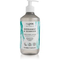 I Love Naturals Bergamot & Seaweed natürliche Creme für die Hände 500 ml