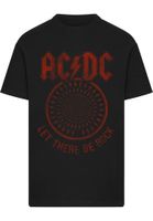 Merchcode Majica 'ACDC Let There Be Rock'  tamno crvena / crna