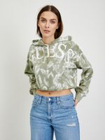 Guess Tie Dye Majica dugih rukava zelena