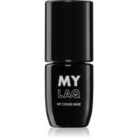 MYLAQ My Base Cover Base podlak za gel nohte odtenek Shining Pink 5 ml