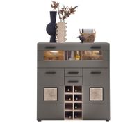 Hom`in VYSOKÁ KOMODA, 120/129/37 cm