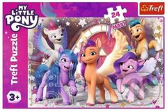 Veselý deň Poníkov / Hasbro, My Little Pony (Trefl Puzzle 24 Maxi) - puzzle z kategorie Maxi dílky