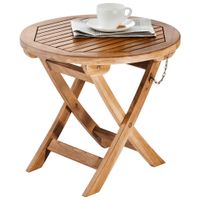 Ambia Garden ZÁHRADNÝ PRÍRUČNÝ STOLÍK, drevo, 50/50/45 cm