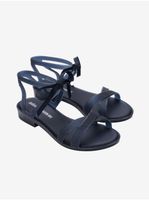 Tmavě modré dámské sandálky Melissa Ophelia Low + Jason Wu