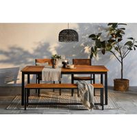 Ambia Garden ZÁHRADNÝ STÔL, drevo, kov, 180-240/100/75 cm