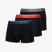 Calvin Klein Microfiber Stretch Low Rise Trunk 3-Pack Black XL