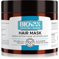 L’biotica Biovax Keratin & Silk regeneracijska maska za grobe lase 250 ml