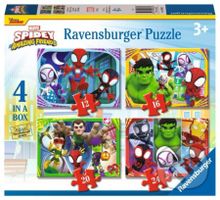 Spidey a jeho úžasní přátelé 4v1 - puzzle z kategorie Maxi dílky