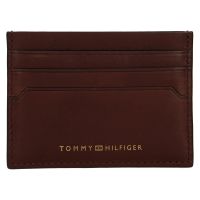 Tommy Hilfiger Paul bőr kártyatartó - barna