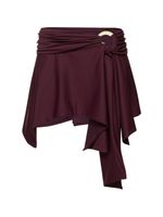 Jersey Mini Skirt W/ Ring