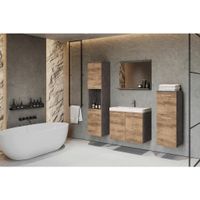 P & B KOUPELNA antracitová, barvy dubu košíčkatého