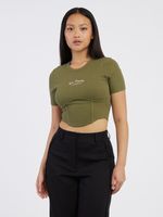 ONLY Lola Crop top Zielony