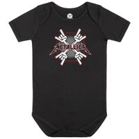 Bodi za bebe bez spolne razlike Metallica - (Crosshorns) - METAL-KIDS - 649.30.8.999 68/74