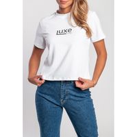 "Luxe-Jeans" 40K Majica Od Pamuka S Logotipom
