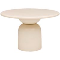 P & B JEDÁLENSKÝ STÔL, mangové drevo, biela, 120/120/76 cm
