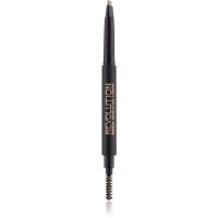 Makeup Revolution Duo Brow Definer precízna ceruzka na obočie odtieň Light Brown 0.15 g