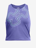 Under Armour Motion Branded Crop Kinder top Lila