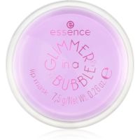 essence GLIMMER IN A BUBBLE hydratačná maska na pery s trblietkami odtieň 01 Kiss In A Bubble 7.5 g