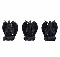 figurki (zestaw) Three Wise Baphomet
