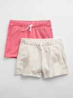 GAP Kinder Shorts 2 Stk Weiß