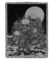 Wanddekoration (Wandteppich) KILLSTAR - Mors Florest - Black