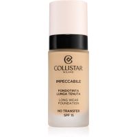 Collistar Impeccabile Long Wear Foundation tartós alapozó SPF 15 1R Rosy Avory 30 ml