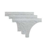 Cropp - Komplet 3 spodnjih hlačk - light grey