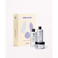 Maria Nila Sheer Silver Holiday Box zestaw upominkowy do blond i siwych włosów