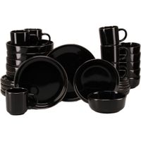 Creatable KOMBINOVANÝ SERVIS Nordic Festive Schwarz 30-dielne