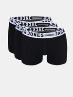 Jack & Jones Sense Boxerky 3 ks Černá