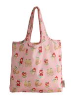 Cath Kidston Shopper torba  brokat / svijetlozelena / roza / crvena