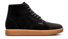 Clae Gibson Black Suede Gum