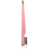 Diva & Nice Cosmetics Accessories schräge Pinzette mit Bürste Pink 1 St.