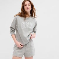 Bluza GAP Logo Crew Light Heather Grey M