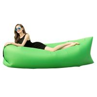 Nafukovací vak Lazy bag, dvojvrstvový, viac farieb Farba: Zelená