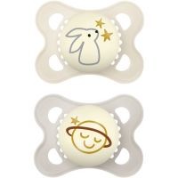 MAM Original Night 0m+ пустушка Beige/ Grey 2 кс