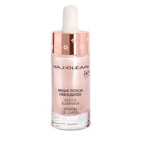 Naj-Oleari Bright Potion Highlighter rozjasňující kapky - Rose Quartz 17 ml
