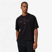 T-shirt Jordan Flight Men's Script T-Shirt Black/ Gym Red XXL