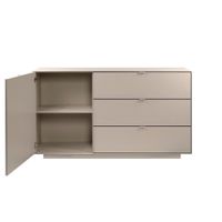 MID.YOU ŠIROKÁ KOMODA, piesková, 160/90/37,5 cm