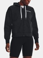 Under Armour Essential Script FZ Sweatshirt Schwarz