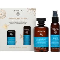 Apivita Hyaluronic Hydra Hair Moisturizing Delights dárková sada pro hydrataci a lesk
