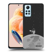 Silikónový čierny obal pre Xiaomi Redmi Note 12 Pro 4G - Astronaut