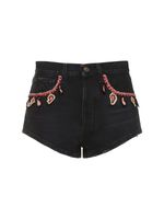 Inner Energy Embellished Denim Shorts
