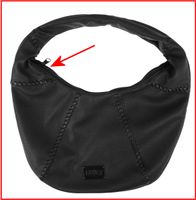 torba (torbica) Crna - OŠTEĆENO