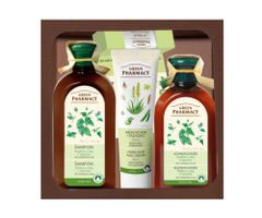 Darčeková sada pre normálne vlasy so žihľavou Green Pharmacy + darček zadarmo