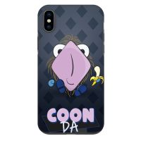 Fashion Case pre Apple iPhone XS Max - COONDA chlupatka - tmavá