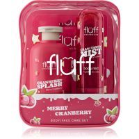 Fluff Christmas Glow Merry Cranberry set cadou de Crăciun