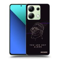 Silikónový prehľadný obal pre Xiaomi Redmi Note 13 5G - You are not alone