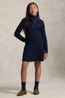 Dievčenské bavlnené šaty Polo Ralph Lauren