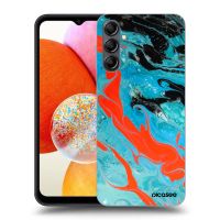 Silikónový čierny obal pre Samsung Galaxy A15 A156B 5G - Blue Magma